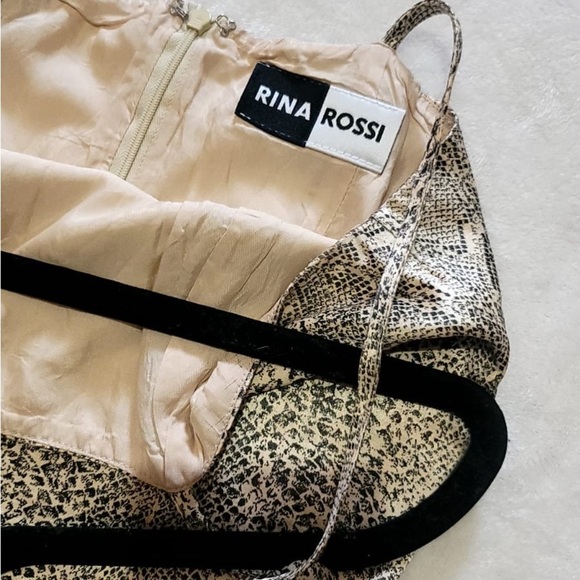 RINA ROSSI Leopard Print Sleeveless Dress - Picture 5 of 8